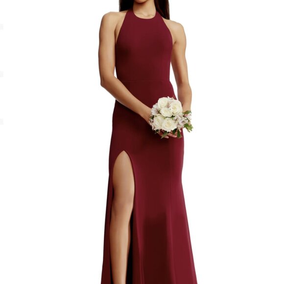 Dress The Population Paige Gown in Garnet - www.mordernwear.com